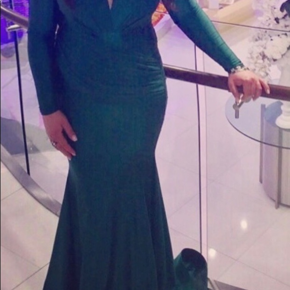 Jessica Angel Evening Gown - Hunter Green